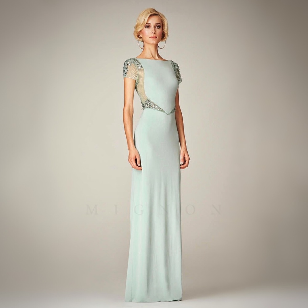 Mignon Light Green Prom Dress